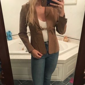 VINTAGE BROWN BLAZER/JACKET